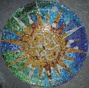 Antoni Gaudi’s Sun Mosaic